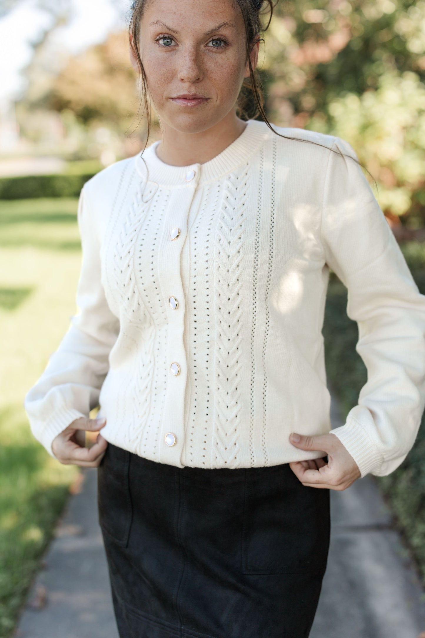Beautiful Buttoned Cardigan