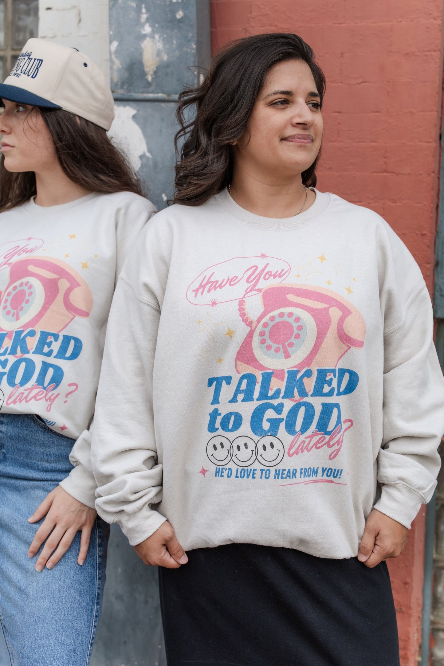 Talked to God Lately Oversized Sweatshirt