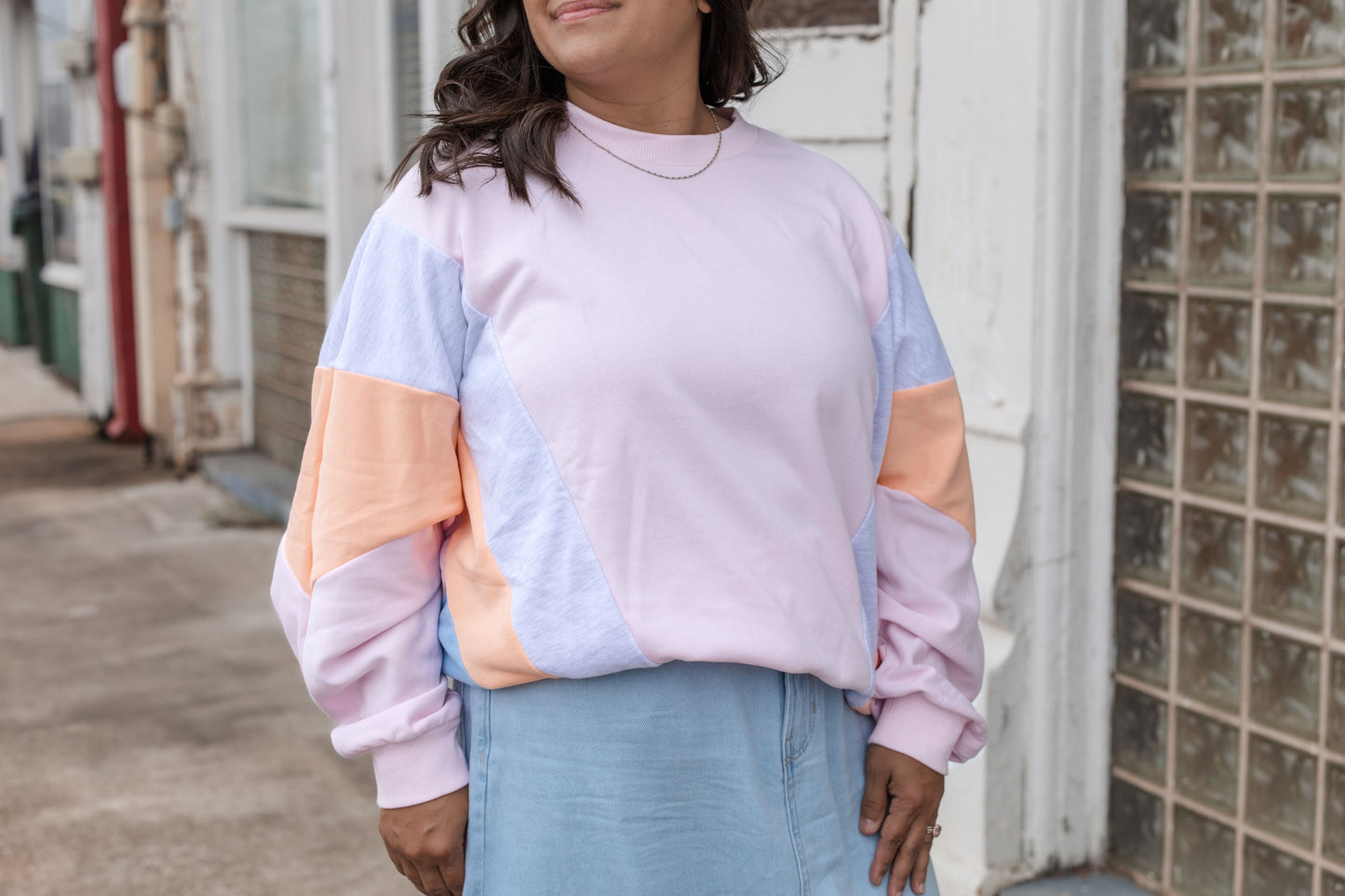 Puff Sleeve Oversized Sweatshirt